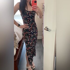 Alice + Olivia Harmony Floral Midi Slip Dress- NEVER WORN